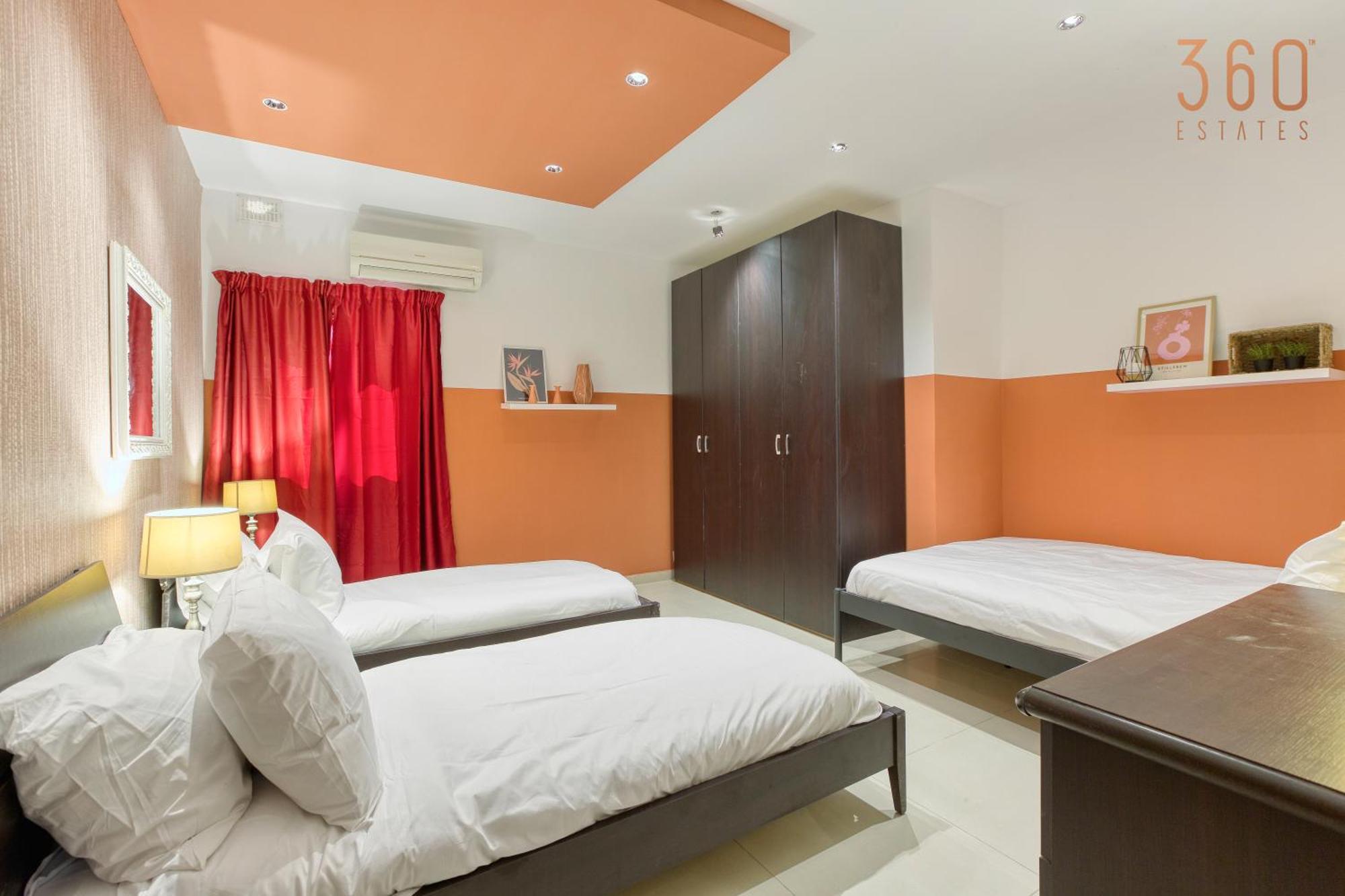 شقة Cosy & Stylish 3br In The Heart Of St'julians By 360 Estates سانت جوليان